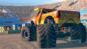 Monster Jam Path Of Destruction Video Game Wallpaper