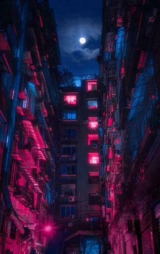Building Metropolis Town And Urban HD Photo By Chen Feng