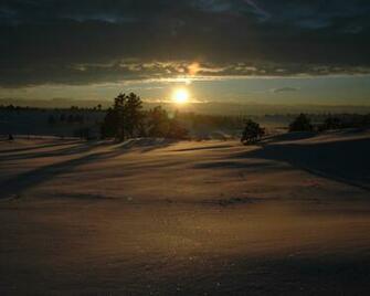 Winter Sunset Wallpaper HD High Definition