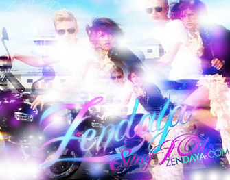 Zendaya Coleman Swag It Out Wallpaper