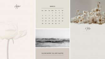 Custom Desktop Organizer Wallpaper Templates