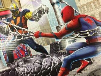 Spider Man Homecoming Promo Art Pits The Wall Crawler Against