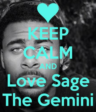 Keep Calm And Love Sage The Gemini Carry On Image