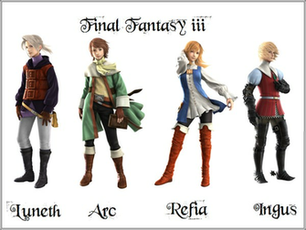 Final Fantasy Iii Wallpaper By Ninjacupcake13