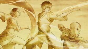 Aang Zuko And Katara Avatar The Last Airbender Wallpaper