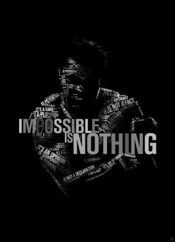 Impossible Is Nothing Quote Wallpaper