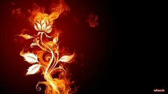 3d Fire Art Wallpaper