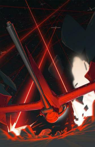 Cowboy Bebop Swordfish In The Asteroid Field By Arthurloftis On
