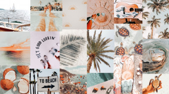 Beach Aesthetic Wallpaper Desktop Cute Laptop