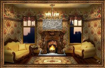 Victorian Parlor By Ookamikasumi