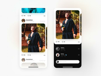 Redesigned Instagram Feed By Dominik Rieken On Dribbble