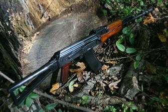 Ak Gun HD Wallpaper Wide Desktop Military In