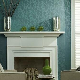 Candice Olson Shimmering Details Shadow Flowers Wallpaper De8836
