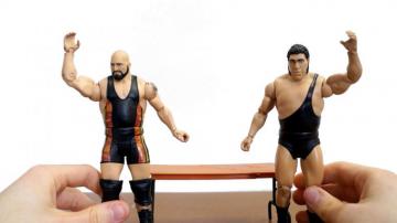 Andre The Giant Big Show Wwe Mattel Battle Pack