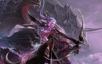 Wallpaper Dark Elf Archery Military 3d For Desktop