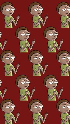 Rick And Mortal Fanart Wallpaper Top Of The World In