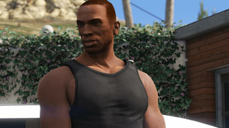 Tank Top For HD Carl Johnson Gta5 Mods