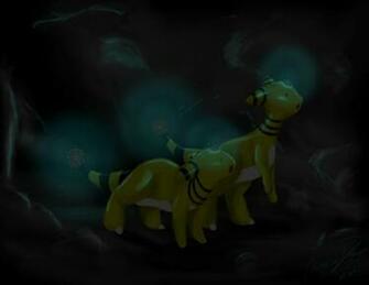 Ampharos In The Dark By Feathereddragon
