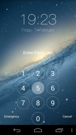 Gratis Galaxy Ruang Lock Screen