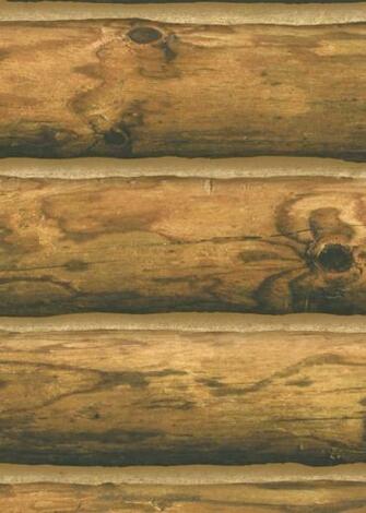 Log Wallpaper Rustic Cabin Lodge Ch Pre Pasted Double Roll