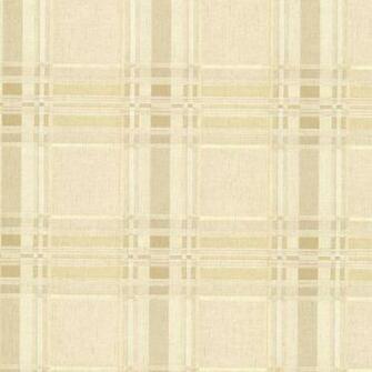 Gold Plaid Glenby Brocade Wallpaper By Mirage