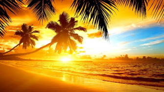 Sunset Beaches Wallpaper