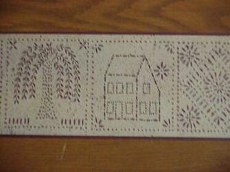 Star Pattern Punched Tin Border Diana S Paint And Wallpaper Inc