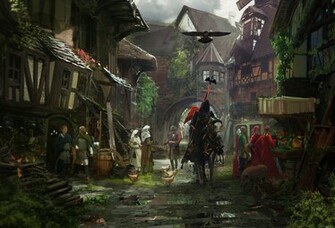 Medieval Cities Cityscapes And Town