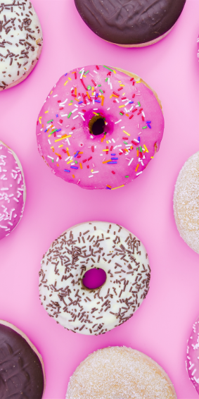 Glazed Donut Wallpaper