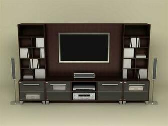 Tv Room Lcd Screens Interior Wallpaper Modern