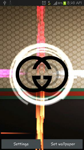 Gucci HD Live Wallpaper Screenshot