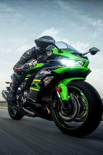 Kawasaki Ninja Zx6r Rider Green