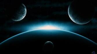 Wallpaper Sci Fi Planets X Widescreen Desktop