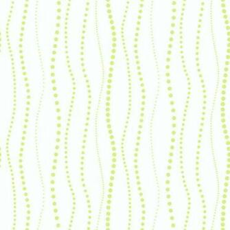 Green And White Dotty Stripe Wallpaper Wall Sticker Outlet
