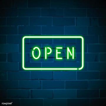 Open Shop Neon Sign Vector Image By Rawpixel Ningzk V
