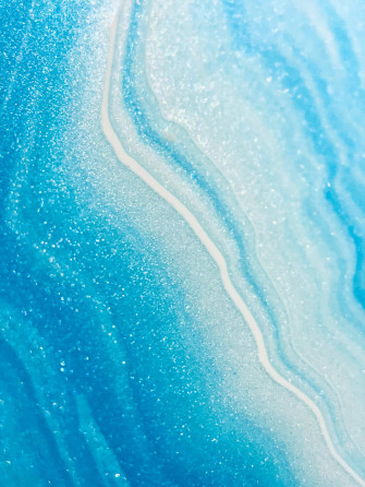 Blue Glitter Wallpaper
