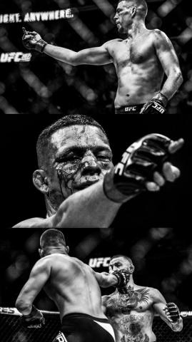 Full Violence On Nate Diaz Wallpaper Nickdiazarmy
