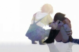 Yuna And Tidus At The Spring Wallpaper By Nonplayer2 HD Walls Find