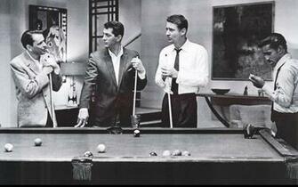 Dean Martin Frank Sinatra Rat Pack Sammy Davis Jr Grayscale Wallpaper