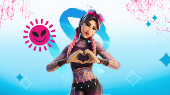 Fortnite Beach Jules Cosmic Summer 4k Phone iPhone Wallpaper 9720a