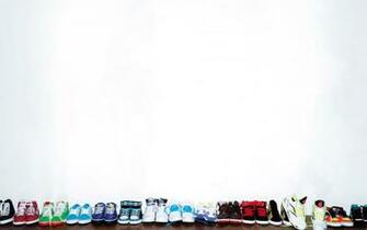 Sneakers Background Wallpaper