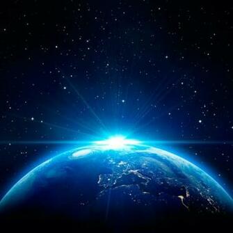 Earth Space Stars Sunrise HD Wallpaper Desktop And Mobile