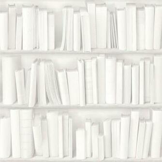 White Grey J43090 Photo Bookcase Bookshelf Library Muriva