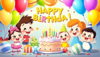 Cocomelon Happy BirtHDay Wallpaper