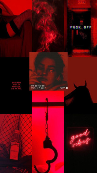 Red And Black Aesthetic Wallpaper