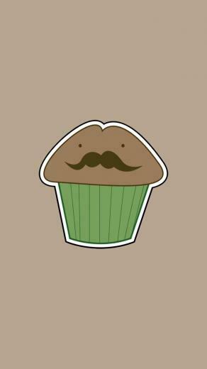 Cute Mustache Wallpaper For iPhone
