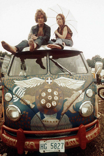Photos On This Day In Woodstock Begins