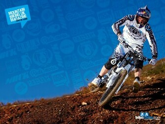 Bike Downhill Wallpaper Mountain
