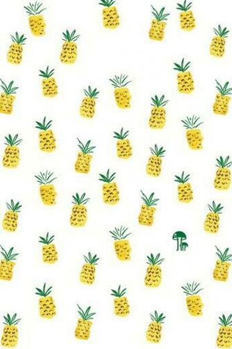 iPhone Wallpaper Tropicale Pineapple Cute