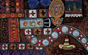 Tibetan Thangka Painting Widescreen Wallpaper